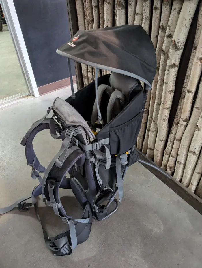 Image illustrating for Hiking baby carrier