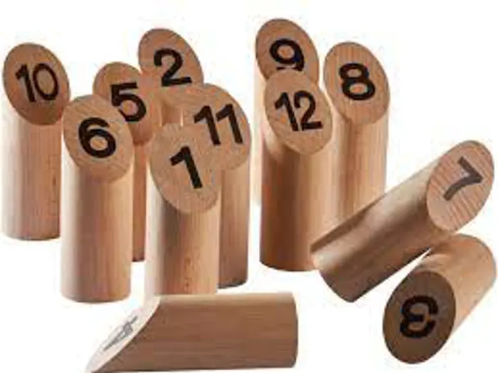 Image illustrating for Mölkky / Finnish pins