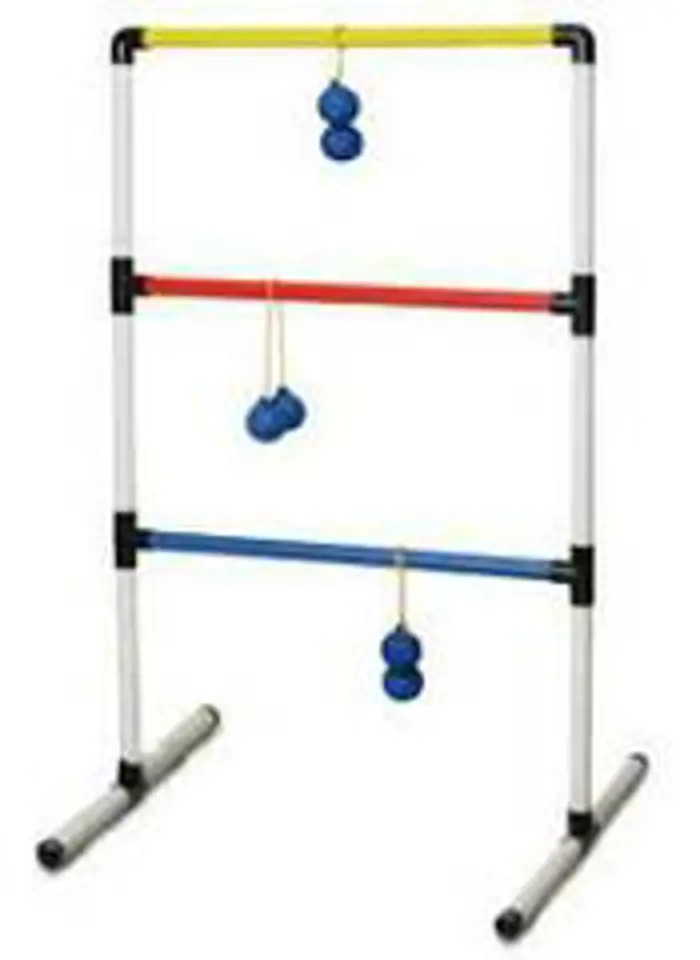 Image illustrating for Bolaball / bolas game / Spin ladder / Ladderball