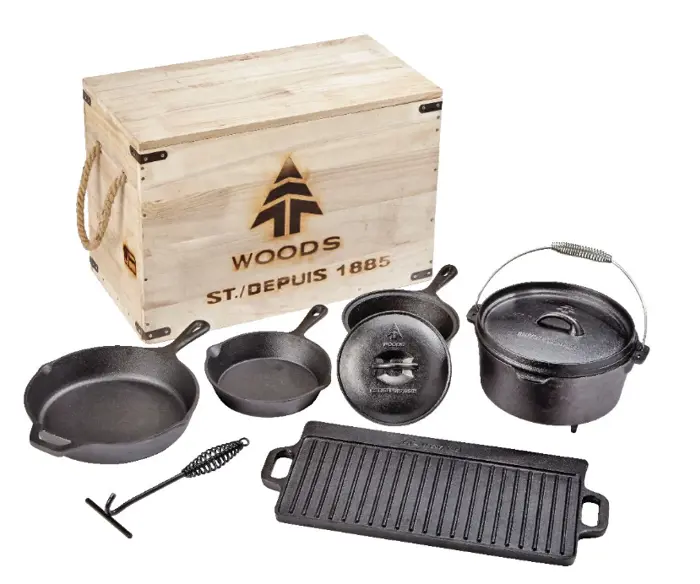 Image illustrant pour Cocotte en fonte pour camping
