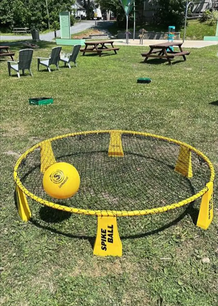Image illustrating for Spikeball set
