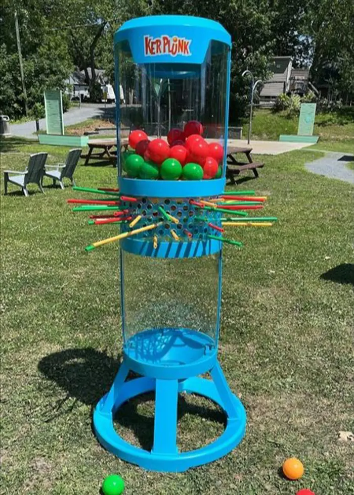 Image illustrating for Giant marble drop game